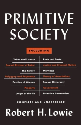 Primitive Society [Paperback]