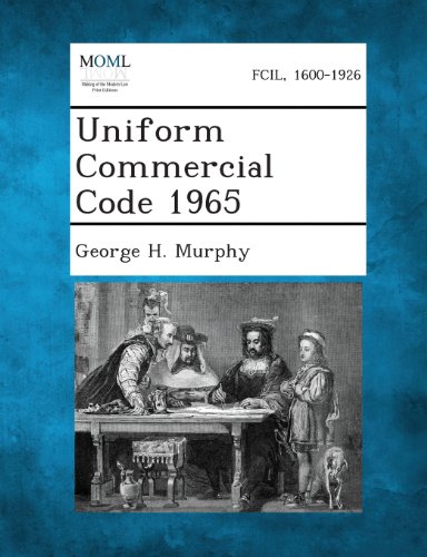 Uniform Commercial Code 1965 [Paperback]
