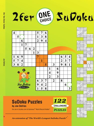 2fer 'One Choice' Sudoku [Unknown]