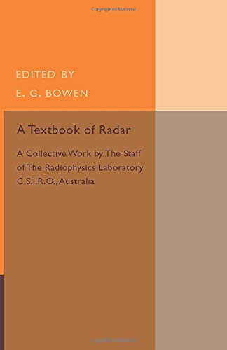 A Textbook of Radar A Collective Work by the Staff of the Radiophysics Laborato [Paperback]