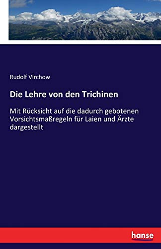 Lehre Von Den Trichinen