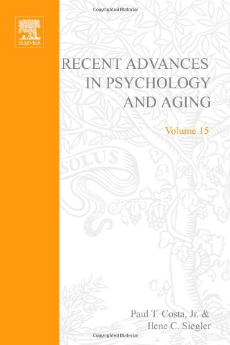 Recent Advances in Psychology and Aging [Hardcover]