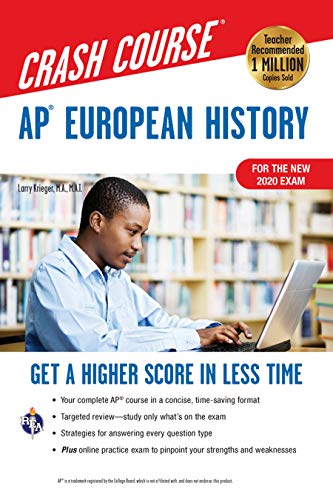 AP? European History Crash Course 3rd Ed. , Book + Online [Paperback]