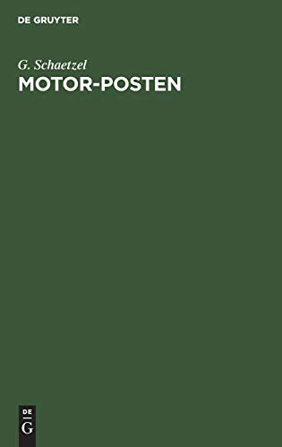Motor-Posten [Hardcover]