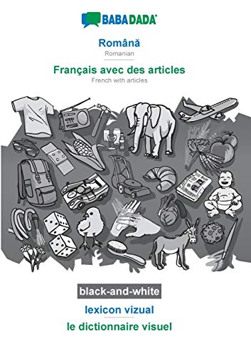 Babadada Black-And-White, Roman&259 - Francais Avec Des Articles, Lexicon Vizu