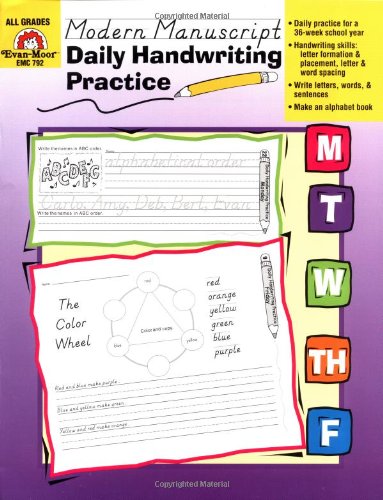 Daily Handwriting Practice  Modern Manuscript [Paperback]