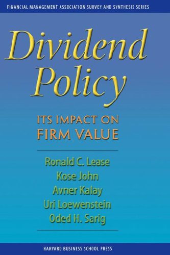 Dividend Policy Its Impact on Firm Value [Hardcover]