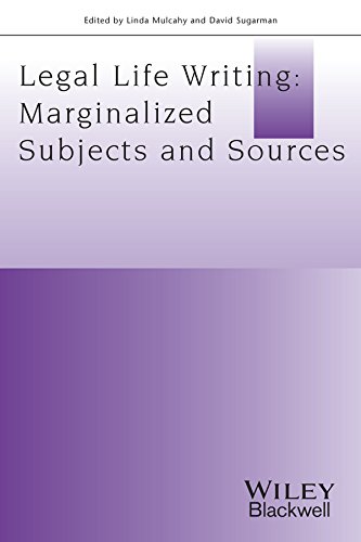 Legal Life-Writing Marginalised Subjects and Sources [Paperback]