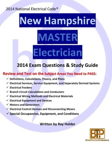 New Hampshire 2014 Master Electrician Study Guide [Paperback]