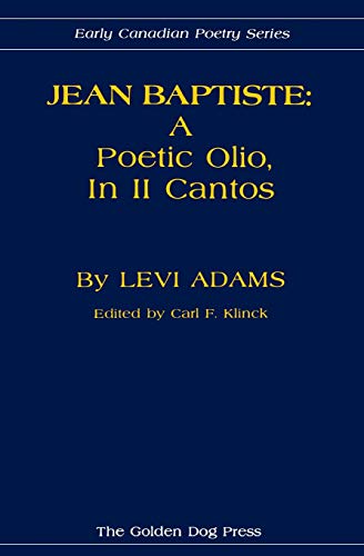 Jean Baptiste a poetic olio, in II cantos [Paperback]