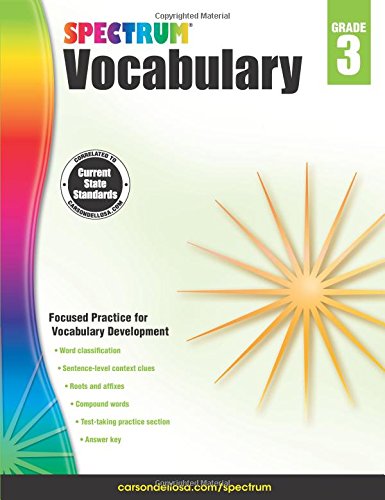 Spectrum Vocabulary, Grade 3 [Paperback]