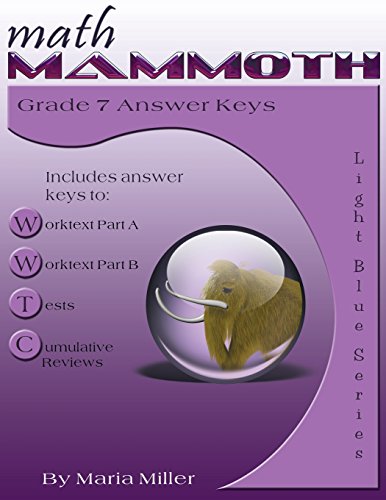 Math Mammoth Grade 7 Answer Keys [Paperback]