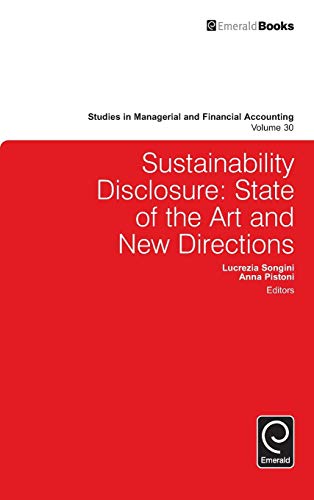 Sustainability Disclosure State Of The Art And New Directions (studies In Manag [Hardcover]