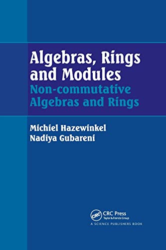 Algebras, Rings and Modules: Non-commutative Algebras and Rings [Paperback]