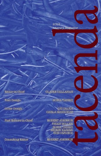 Tacenda Literary Magazine 2013 [Paperback]