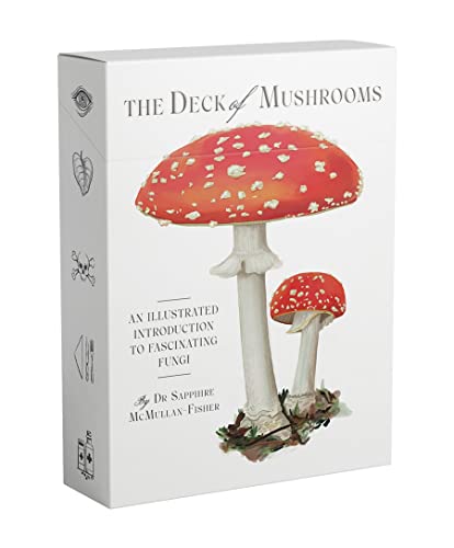 The Deck of Mushrooms An illustrated field guide to fascinating fungi [Novelty book]