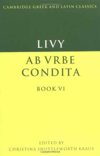 Livy Ab urbe condita Book VI [Paperback]