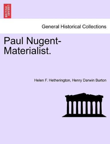 Paul Nugent-Materialist [Paperback]