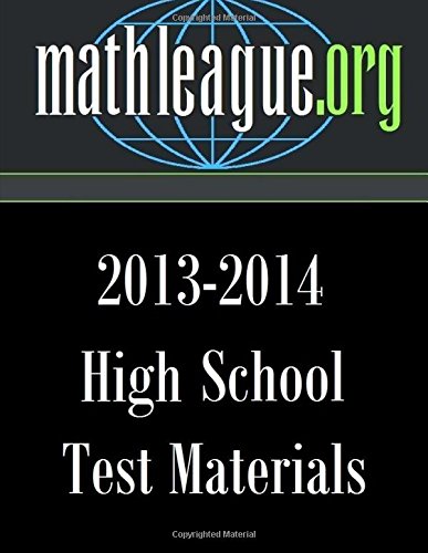 High School Test Materials 2013-2014 [Paperback]