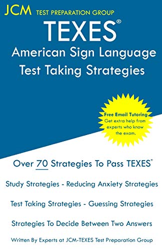 TEXES American Sign Language - Test Taking Strategies [Paperback]