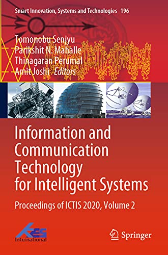 Information and Communication Technology for Intelligent Systems Proceedings of [Paperback]