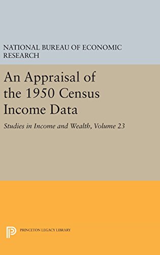 An Appraisal of the 1950 Census Income Data, Volume 23 Studies in Income and We [Hardcover]