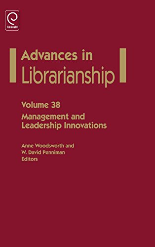 Management And Leadership Innovations (advances In Librarianship) [Hardcover]