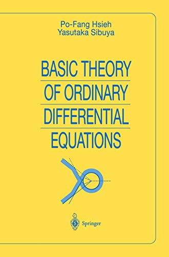 Basic Theory of Ordinary Differential Equations [Hardcover]