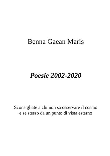 Poesie 2002-2020 [Paperback]
