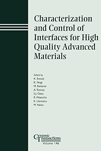 Characterization and Control of Interfaces for High Quality Advanced Materials [Paperback]