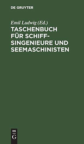 Taschenbuch Fr Schiffsingenieure und Seemaschinisten [Hardcover]