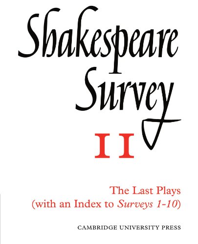 Shakespeare Survey With Index 1-10 [Paperback]