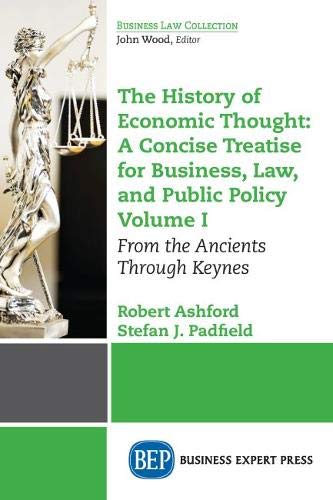 A History Of Economic Thought A Concise Treatise For Business, Law, And Public  [Paperback]