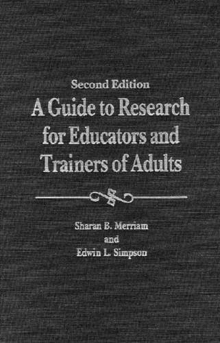 A Guide To Research For Educators &amp Trainers Of Adults [Hardcover]