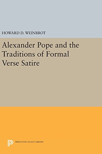 Alexander Pope and the Traditions of Formal Verse Satire [Hardcover]