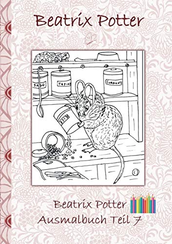 Beatrix Potter Ausmalbuch Teil 7 ( Peter Hase ) [Paperback]