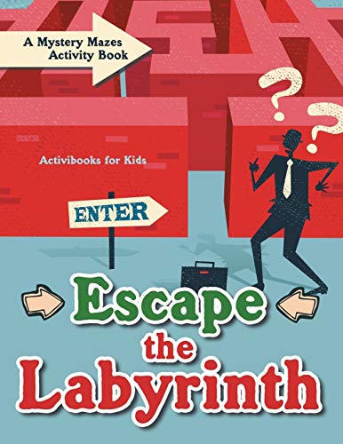 Escape the Labyrinth  A Mystery Mazes Activity Book [Paperback]