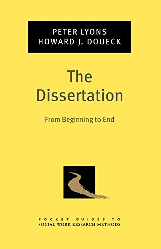 The Dissertation From Beginning to End [Paperback]