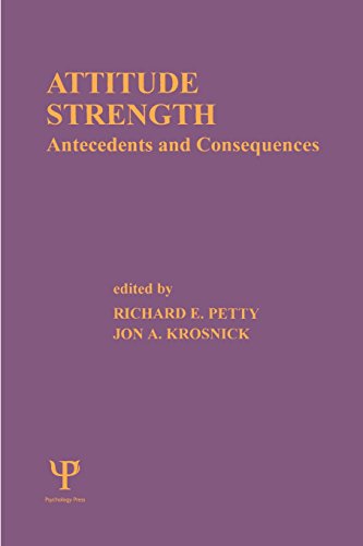 Attitude Strength Antecedents and Consequences [Paperback]