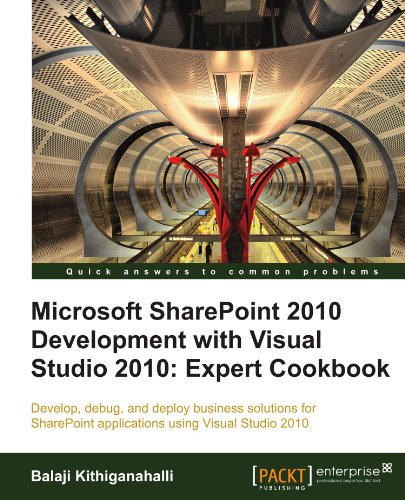 Microsoft Sharepoint 2010 Development With Visual Studio 2010 Expert Cookbook [Paperback]