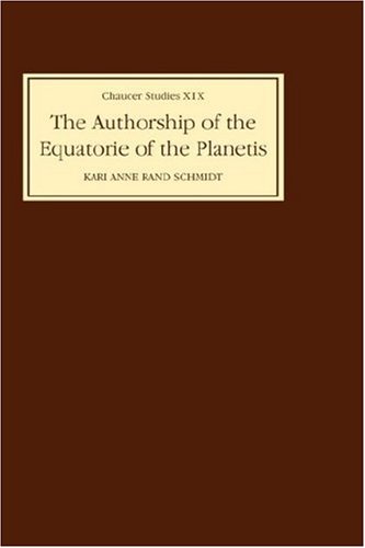 The Authorship of The Equatorie of the Planets [Hardcover]