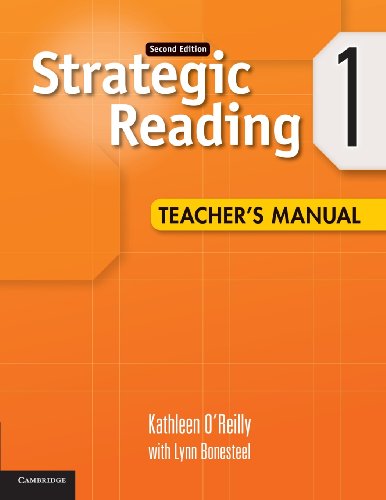 Strategic Reading Level 1 Teacher's Manual [Paperback]