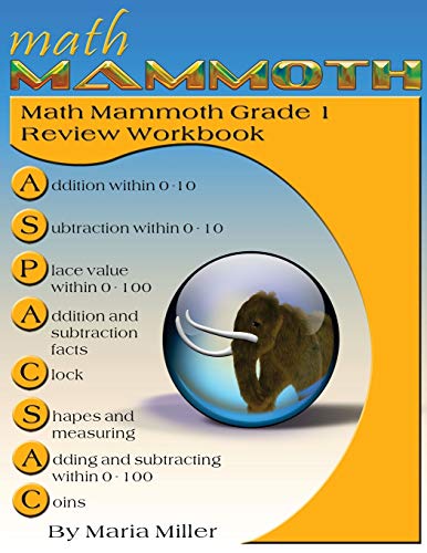 Math Mammoth Grade 1 Review Workbook [Paperback]