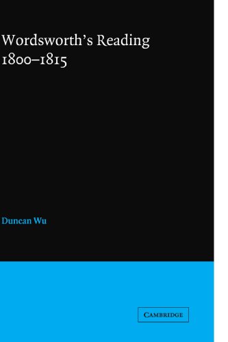 Wordsworth's Reading 18001815 [Paperback]