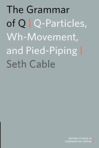 The Grammar of Q Q-Particles, Wh-Movement, and Pied-Piping [Paperback]