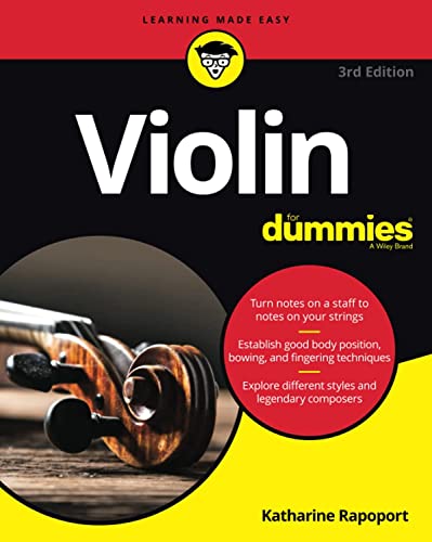 Violin For Dummies Book + Online Video and Audio Instruction [Paperback]