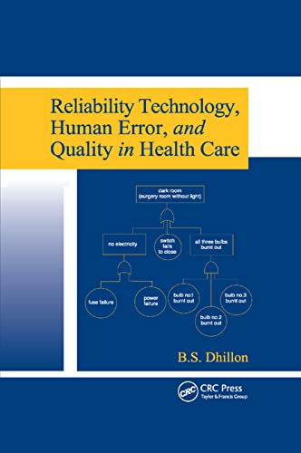Reliability Technology, Human Error, and Quality in Health Care [Paperback]