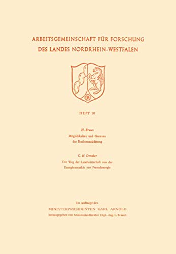 Mglichkeiten und Grenzen der Resistenzzchtung / Der Weg der Landwirtschaft von [Paperback]