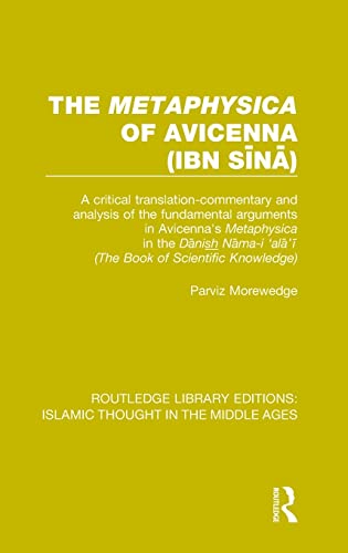The 'Metaphysica' of Avicenna (ibn S+n) A critical translation-commentary and  [Hardcover]