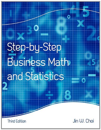 Step-By-Step Business Math And Statistics [Paperback]